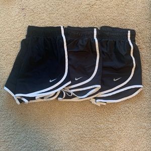 3 pairs of Nike shorts